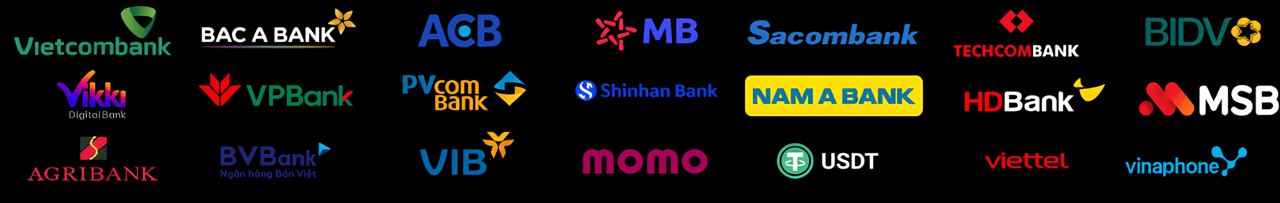 Các phương thức thanh toán UK88